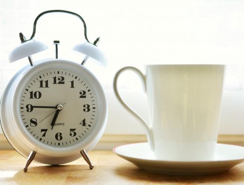 Reloj taza